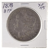 1878 Morgan Silver Dollar (8TF - Defaced)