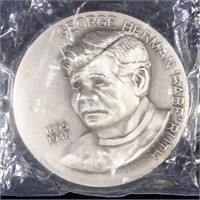 Sterling Babe Ruth Medal from His Foundation