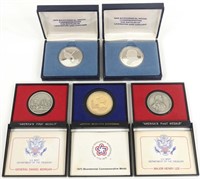 U.S. Mint Medals - 2 Sterling (5 total)