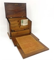 19th Century Walnut Stationery Box