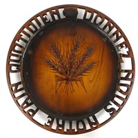 S. Kolesnikoff Carved Wood Plate