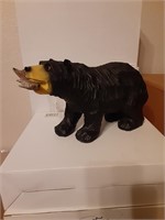 9" Bear Decor with Trout