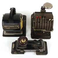 Three Vintage Office Printers
