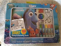 Bendon Wood Stamp Activity Pad Finding Dory Set