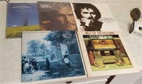 5 vintage vinyl records - George Winston, Gordon