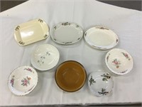 Serving bowls and platters
