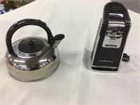 Tea pot in Hamilton Beach can opener