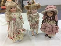 Three dolls