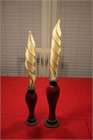 PARTY LITE-PAIR OF CANDLESTICK HOLDERS