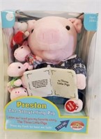 NEW Preston The Storytelling Plush Pig