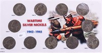 SILVER WARTIME NICKEL SET