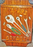 Pappy's Garage Wooden Sign