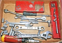 Sockets, Ratchets, Drivers, Adjustable Wrench