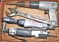 Pneumatic Air Chisel, Cut-Off, Sockets