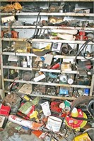 Metal Parts Bin w/ Contents