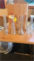 15+ ASSORTED GLASS VASES