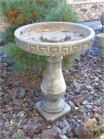 2 pc. Concrete Bird Bath 26"t