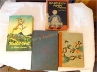 Antique Books- 1918 Raggedy Ann, 1940's Disney