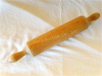 Antique wood rolling pin 14"L