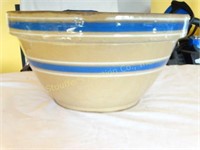 Stoneware Bowl  11" (has crack)