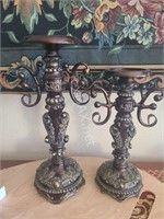 (2) Candle Holders