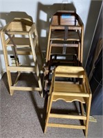 4 Booster Chairs