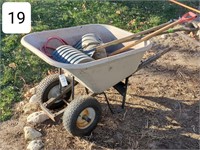 Contractor's 2-Wheel Poly Wheel Barrow