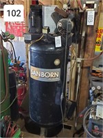 Sanborn Upright Shop Air Compressor