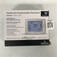 UNIVERSAL TOUCHSCREEN PROGRAMMABLE THERMOSTAT