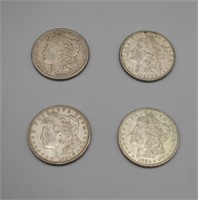 (4) 1921 Morgan Silver Dollars