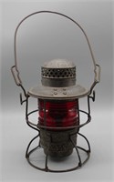 L&N Railroad Red Globe Lantern