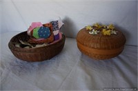 Weaved Sewing baskets