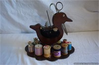 Vintage Duck Sewing Caddy