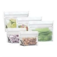 Reusable Storage Bags 5 Pieces Clear