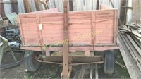 Hay Rack Wagon w/ Wood Sides