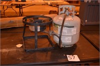 PROPANE TANK AND COOKER