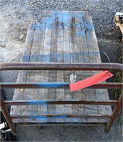 Flat bed cart, 62" X 31" X 36"