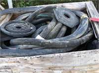 Large lot of pump hoses and some fittings