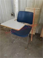 Student work classroom desk