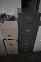 2 File Cabinets (One 3 Drawer One 4 Drawer)