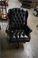Tufted Leather Office Chair