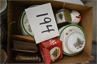 Assorted Spode Dishes And Accessories (2 Boxes)
