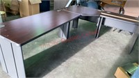 3 Pc Corner Desk Pieces measure 3 ft x 2 ft, 39 x