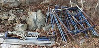 Lot of Pipe Staging w/ 2 Picks & Accessories