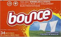 Bounce Fabric Softener Dryer Sheets, Outdoor Fresh