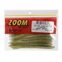 Zoom Bait Finesse Worm Bait-Pack of 20 (Baby Bass)