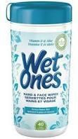 Wet Ones Hand and Face Wet Wipes