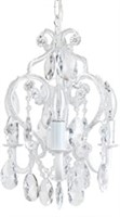 Tadpoles 3 Bulb Mini- Chandelier, White Diamond
