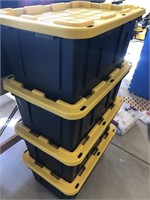 115 - 4 LARGE STORAGE TOTES