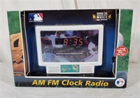 Vintage New Flordia Marlins Am Fm Clock Radio